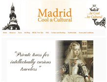 Tablet Screenshot of madridcoolandcultural.com